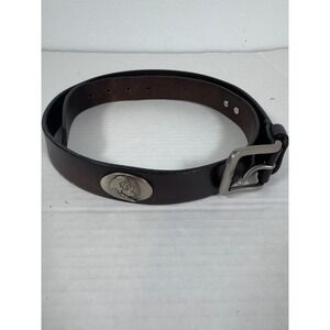 Zep-Pro FSU Seminoles Leather Belt Mens 36 Brown Concho NCAA Florida State